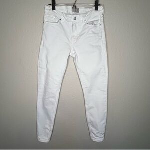 Everlane White Mid Rise Skinny Jeans Size 28 Tall